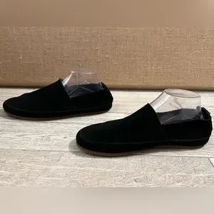 Vince | Shoes | Vince Mens Black Suede Leather Slip On Shoes  display picture 1